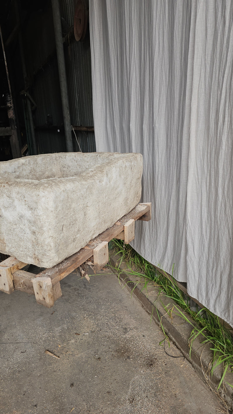 Vintage limestone trough A48