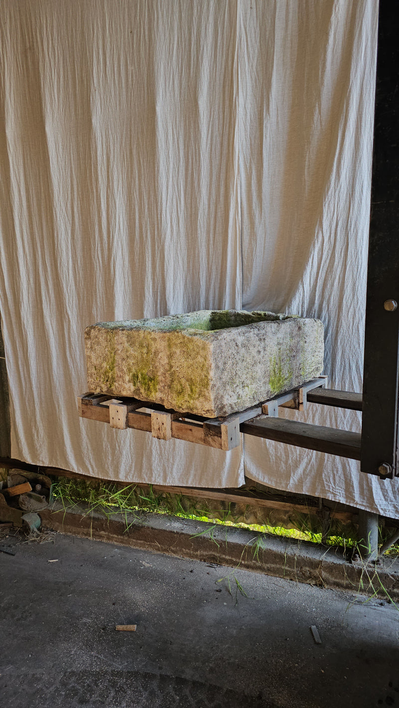 Vintage limestone trough A49