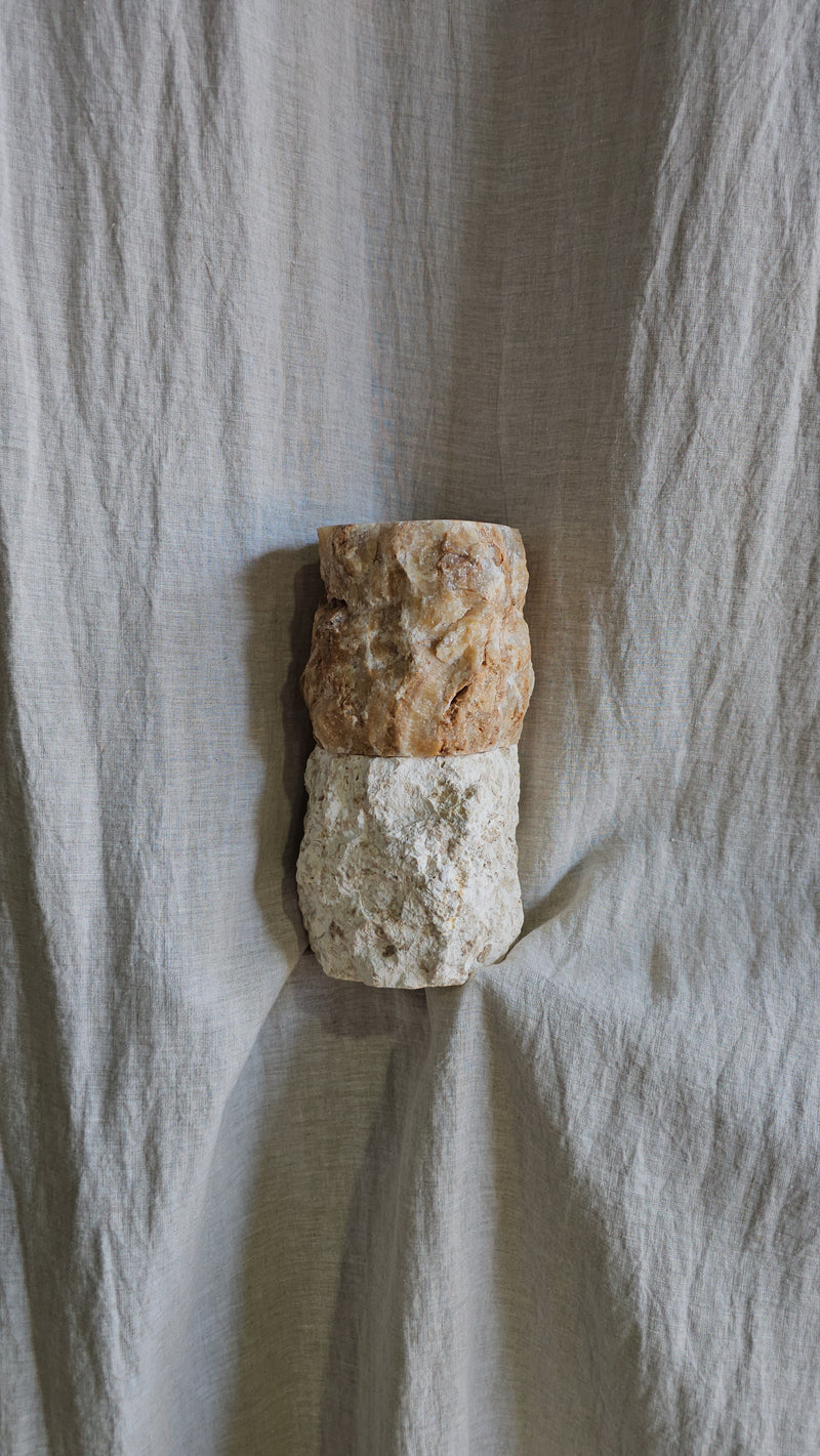 Onyx X Marble candle holders