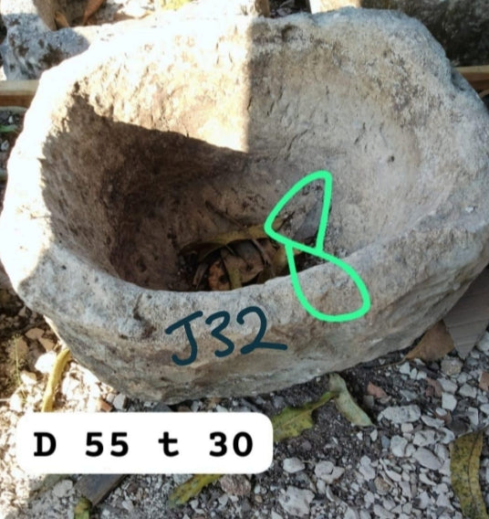 Vintage Limestone Trough J32 55x55x30cm