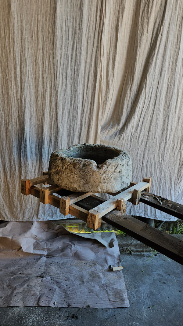 Vintage limestone trough C14