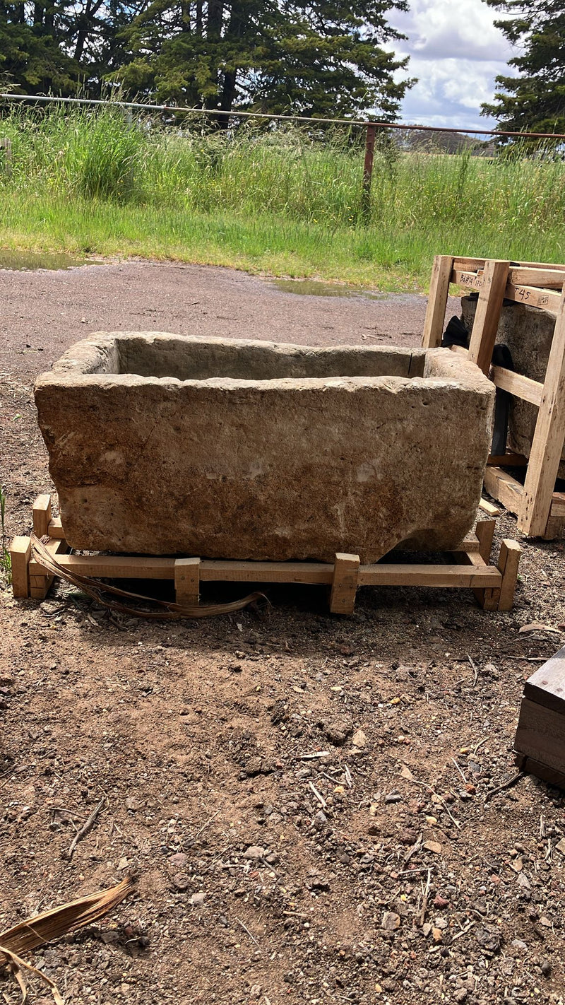Vintage limestone trough D10