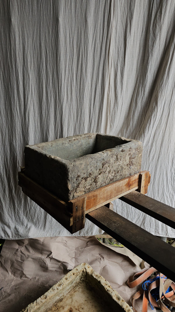 Vintage limestone trough C23