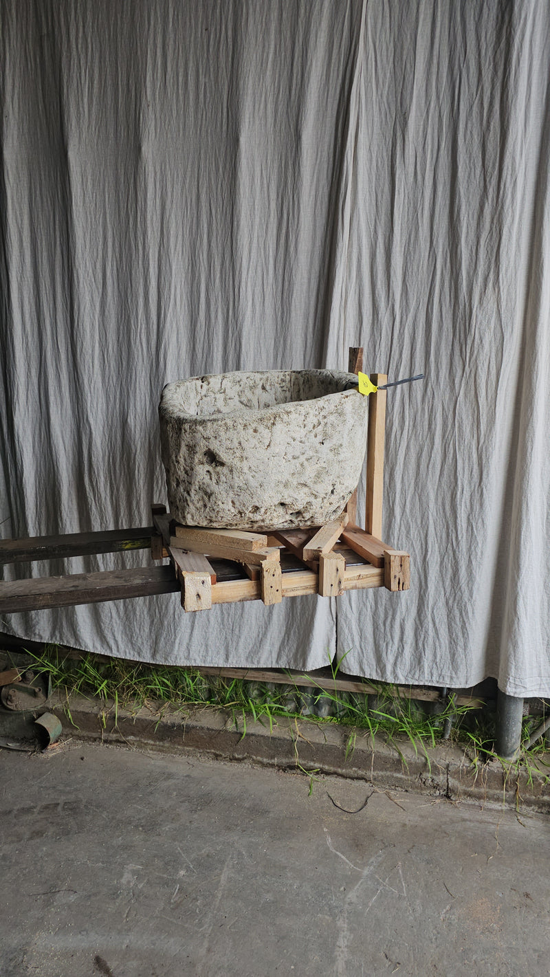 Vintage limestone trough C4