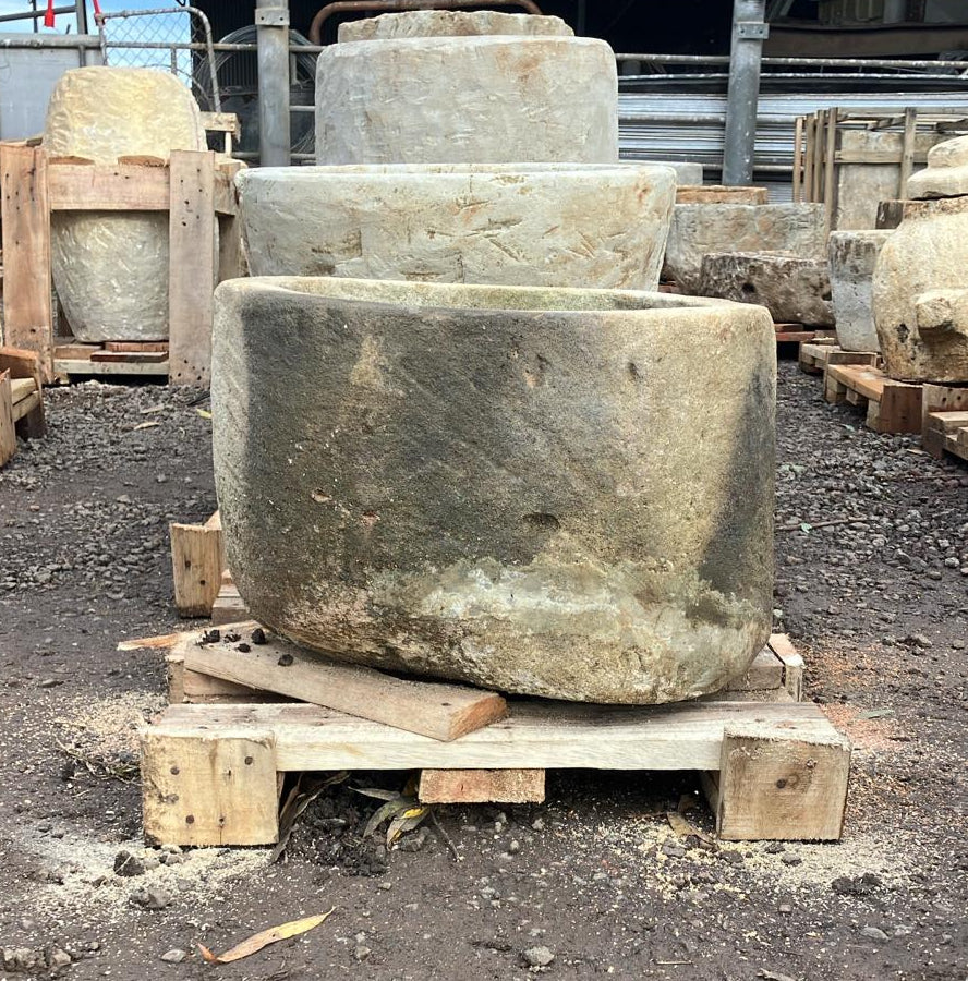 Vintage Limestone Trough F26 46x39x31cm H