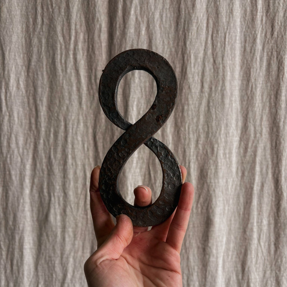 Hand forged '8'