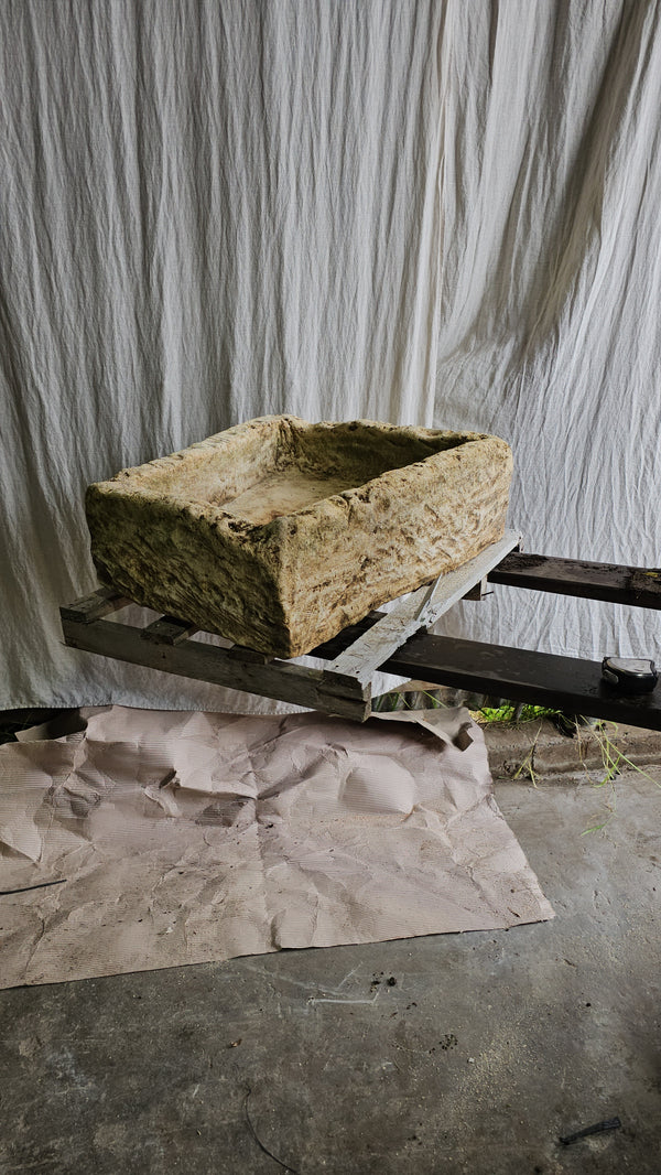 Vintage limestone trough A34