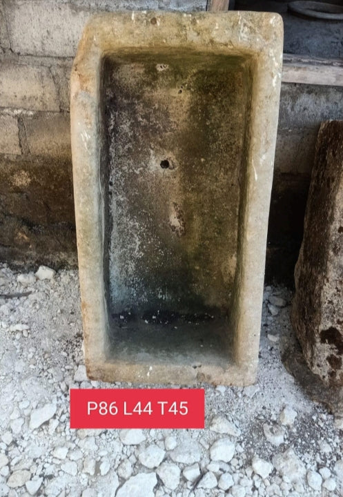 Vintage Limestone Trough J35 86x44x45cm