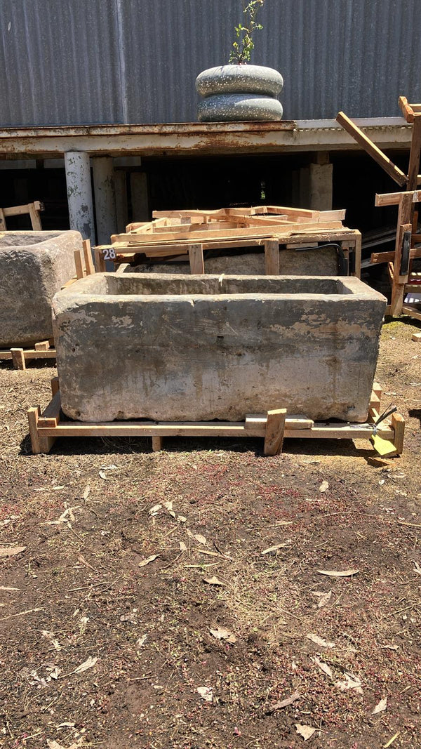 Vintage limestone trough D16