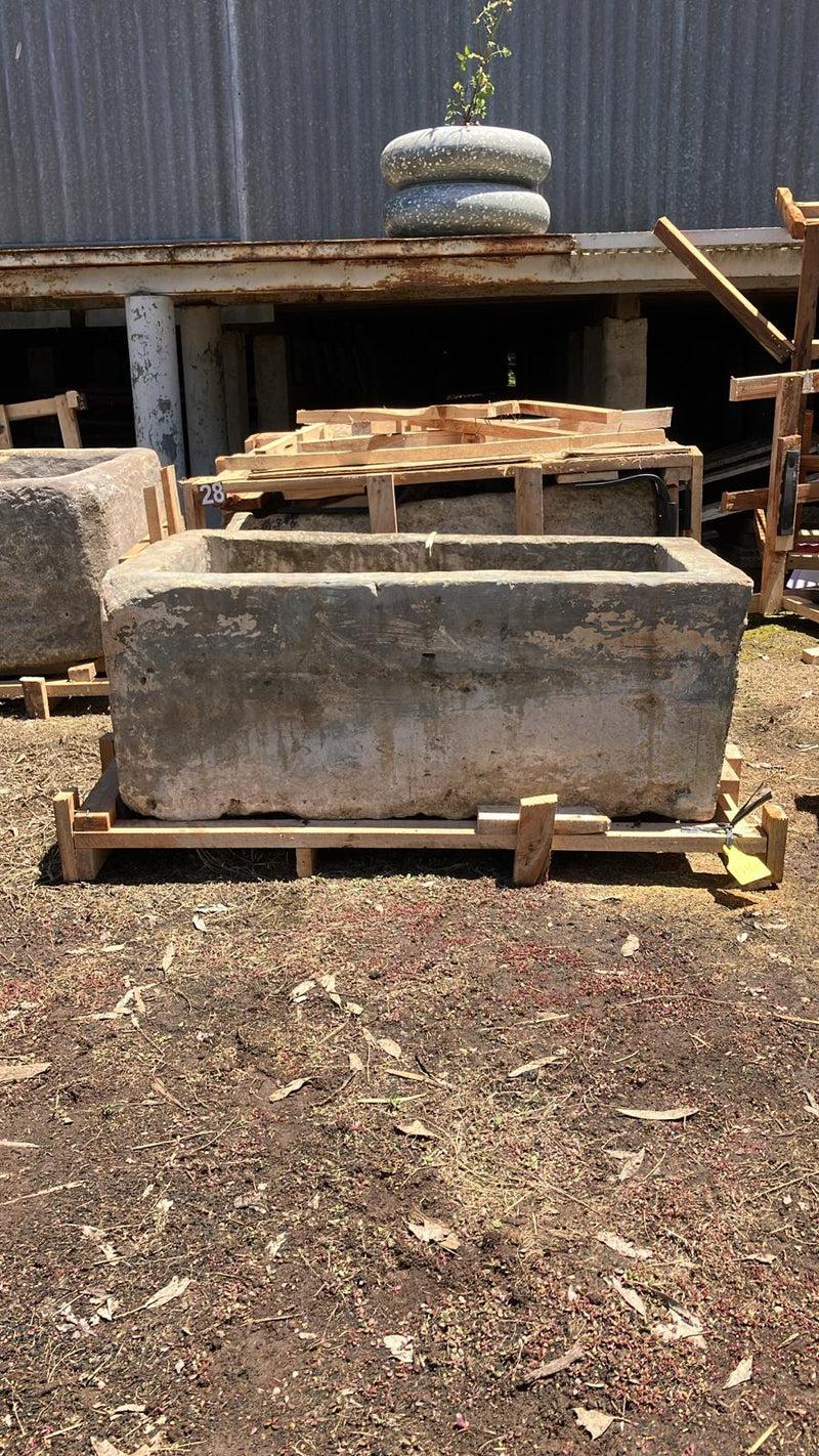 Vintage limestone trough D16