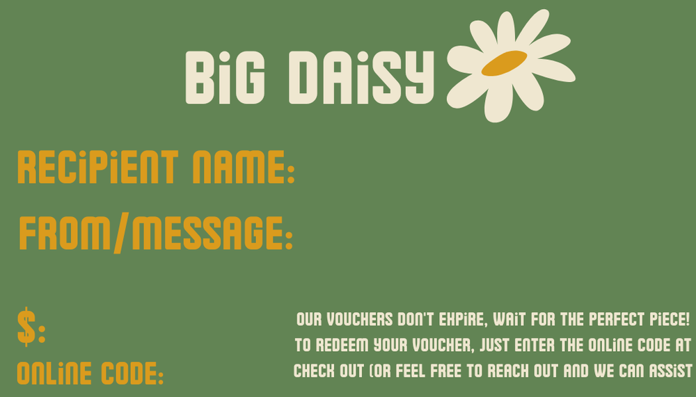 Big Daisy Gift Voucher