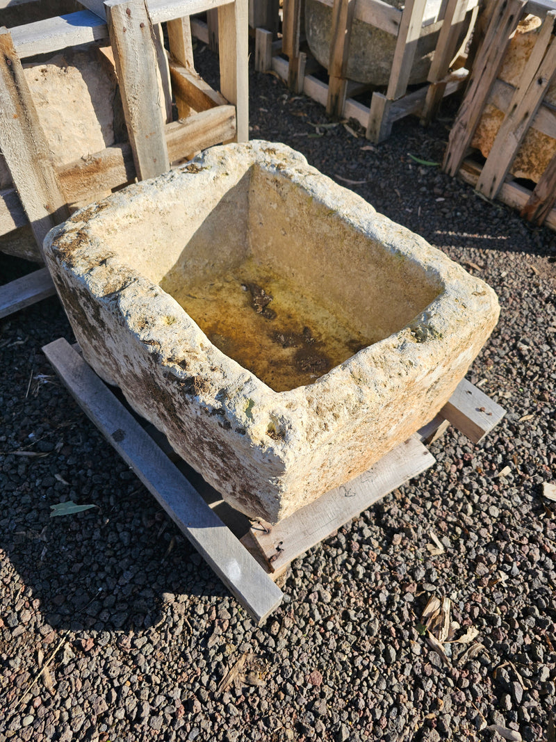 Vintage limestone trough #2