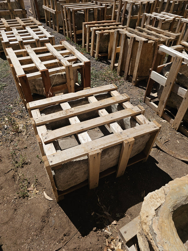 Vintage limestone trough A48