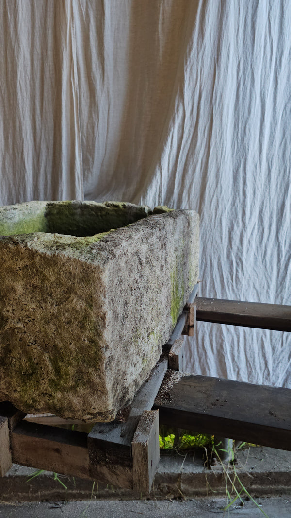 Vintage limestone trough A49