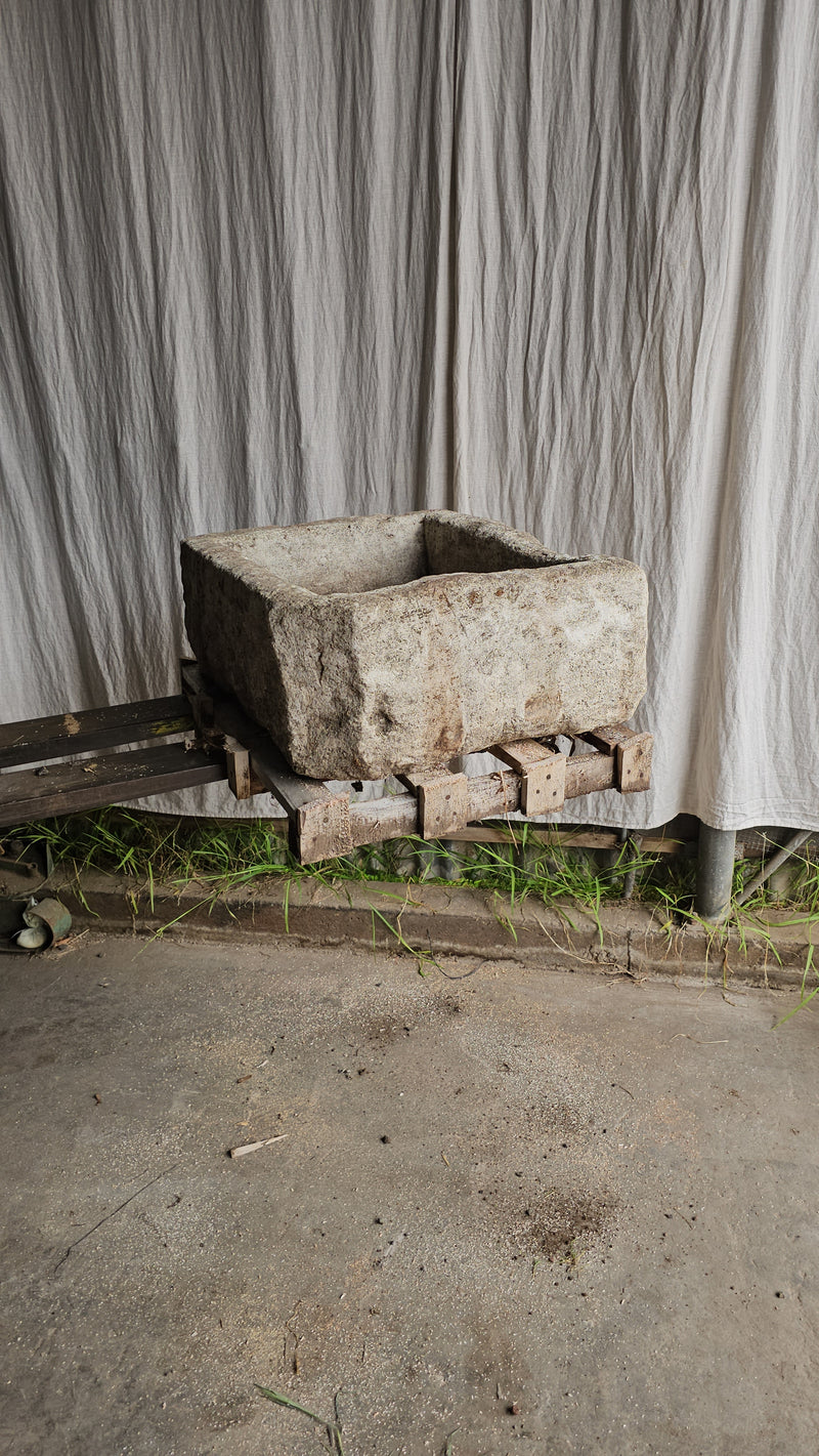 Vintage limestone trough A48