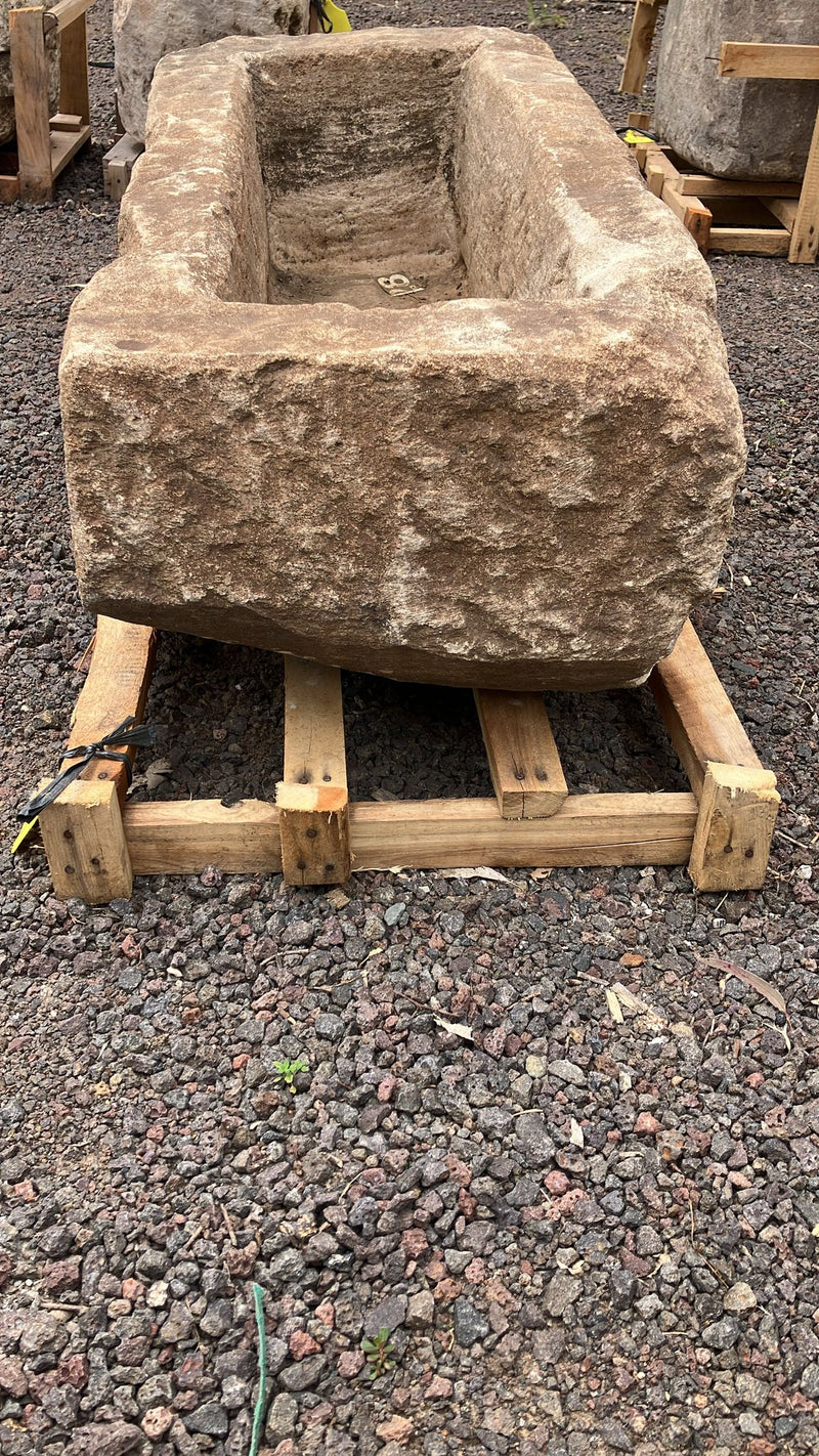 Vintage limestone trough D9
