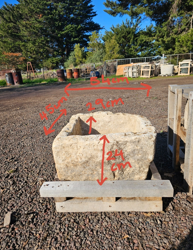 Vintage limestone trough #2