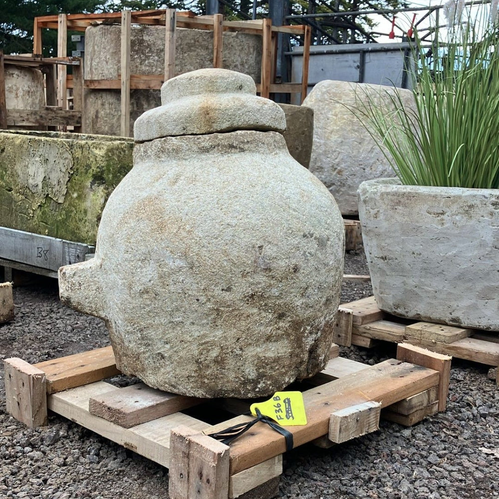 Vintage Limestone vessels F36 a/b/c varied sizes