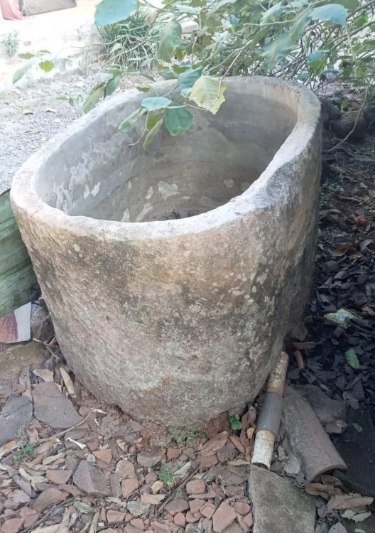 Vintage Limestone Trough J64 50x50x90cm