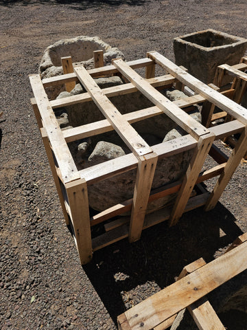 Vintage limestone trough A44