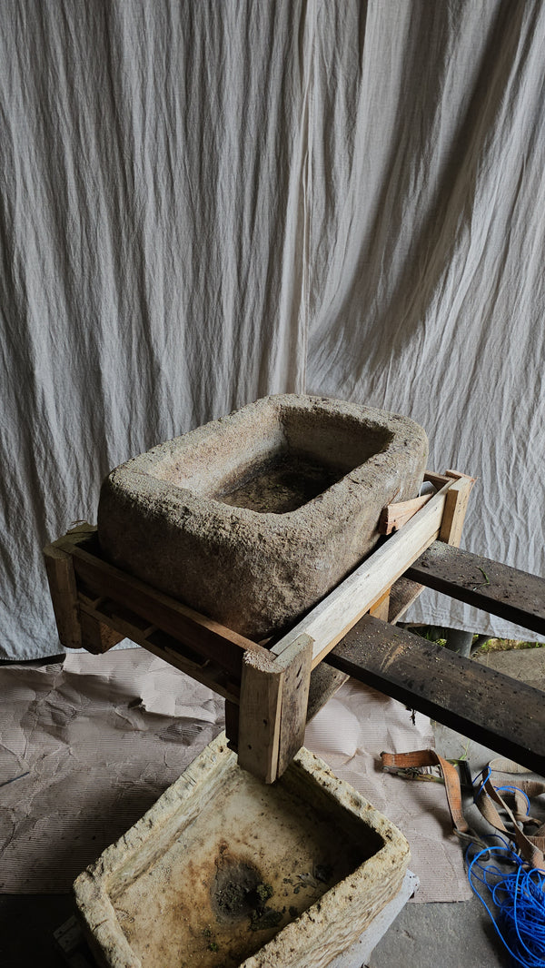 Vintage limestone trough C30