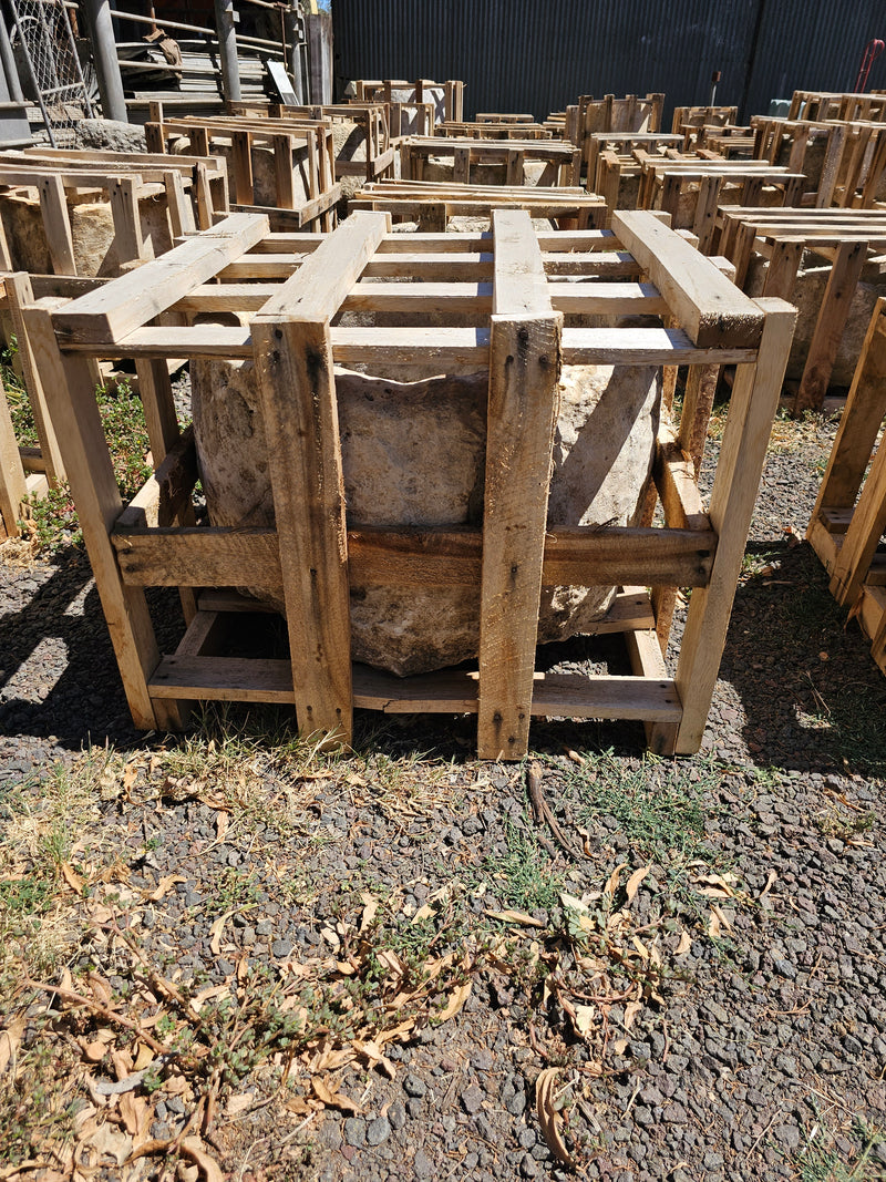 Vintage limestone trough A53