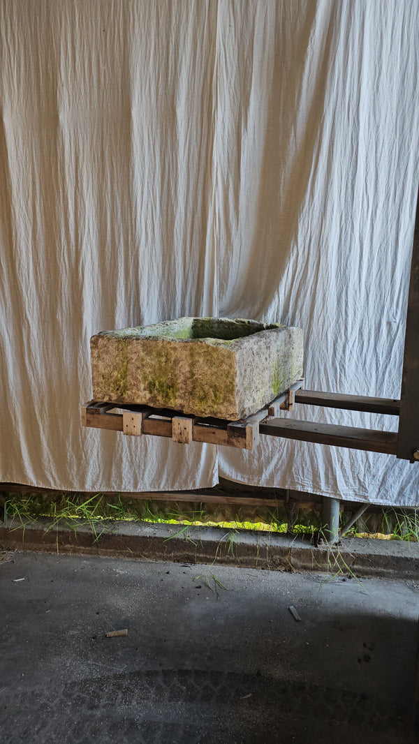 Vintage limestone trough A49