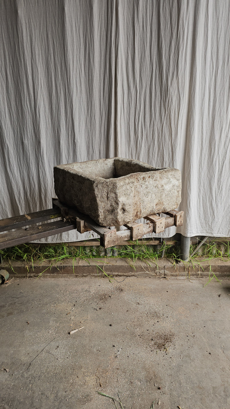 Vintage limestone trough A48