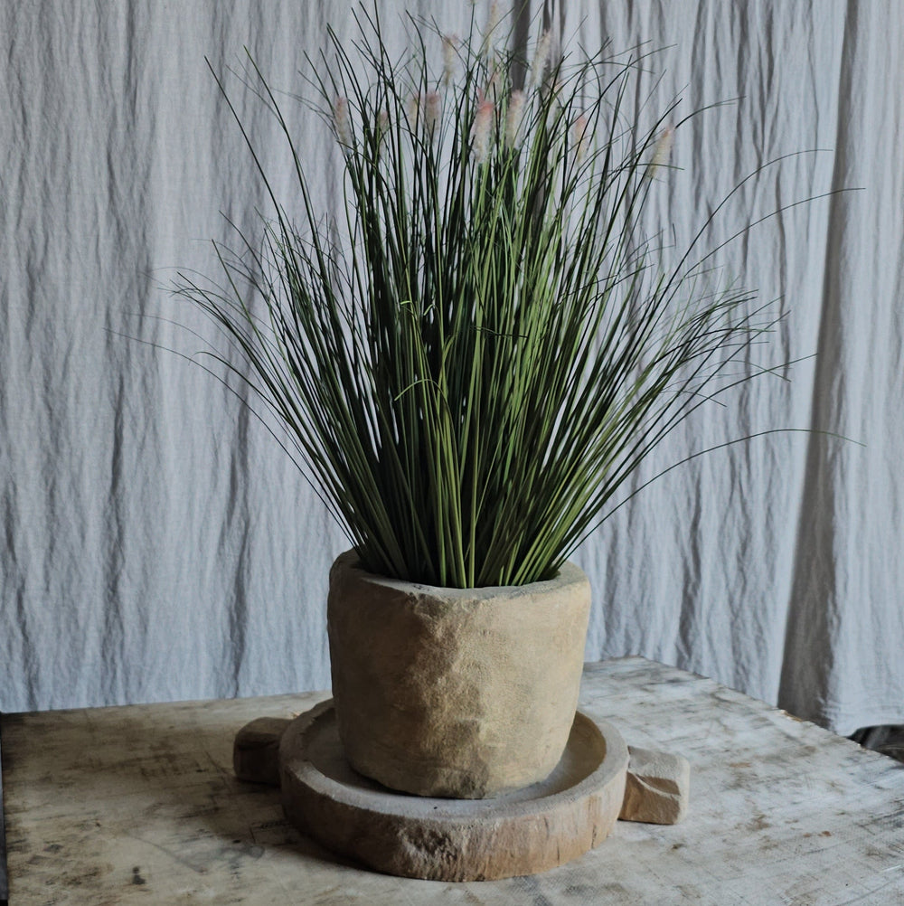 Vintage limestone tabletop/small planter
