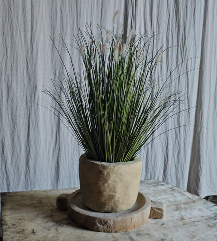 Vintage limestone tabletop/small planter