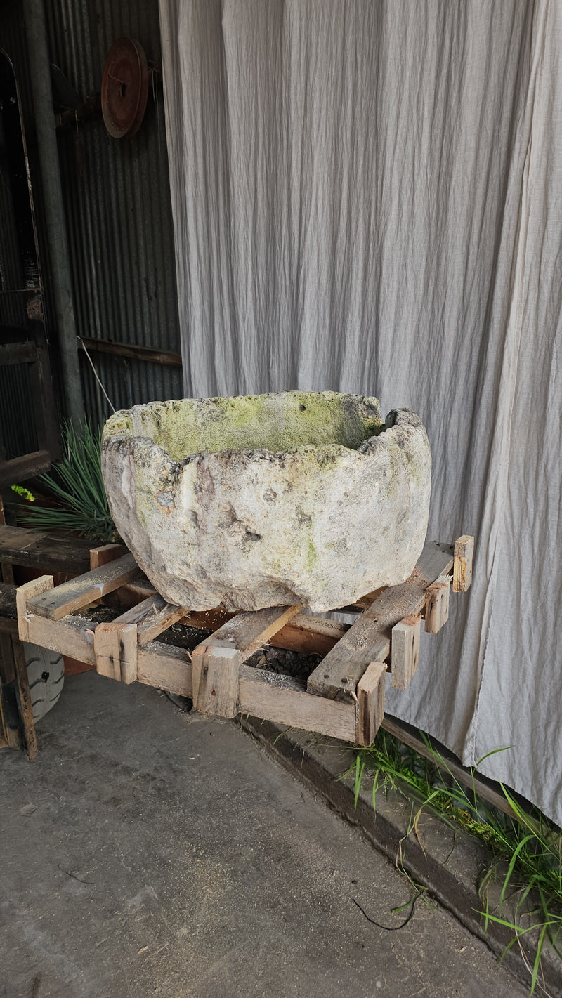 Vintage limestone trough A55