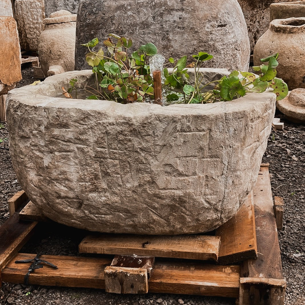 Vintage Limestone Fountain F29