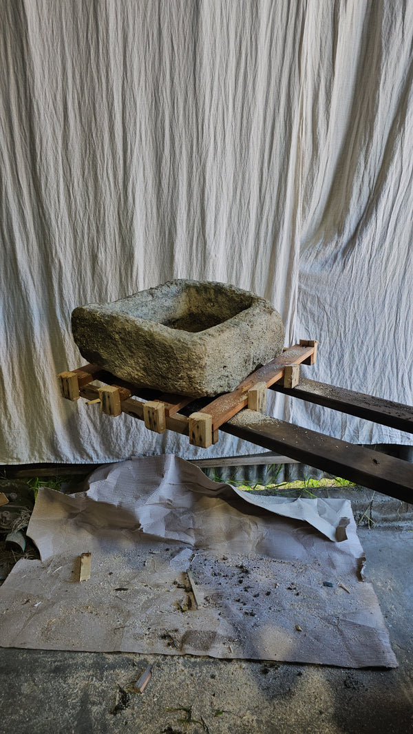 Vintage limestone trough C13