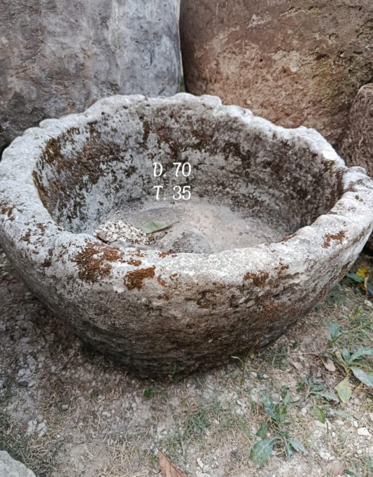 Vintage Limestone Trough J42 70x70x35cm