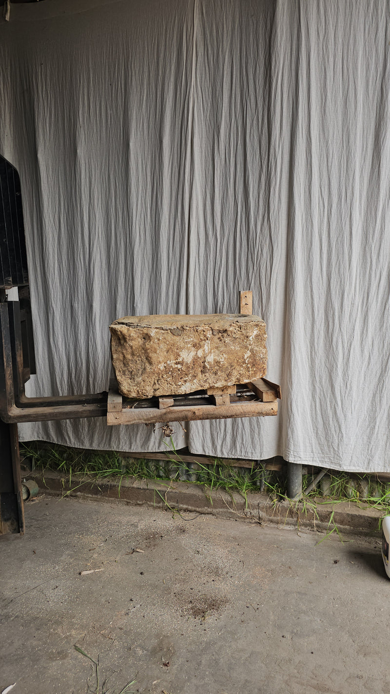 Vintage limestone trough 19