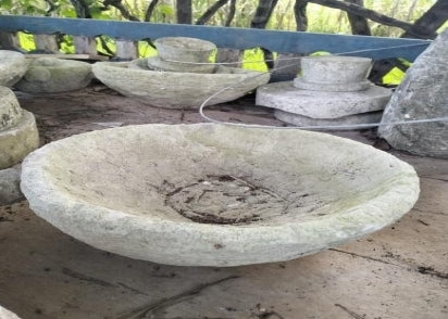 Vintage limestone dish C44-54