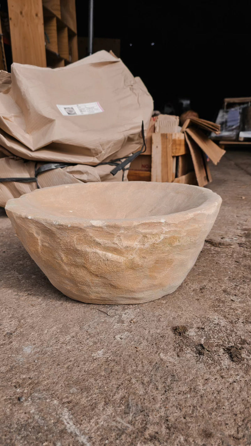 Vintage limestone dish C44-54