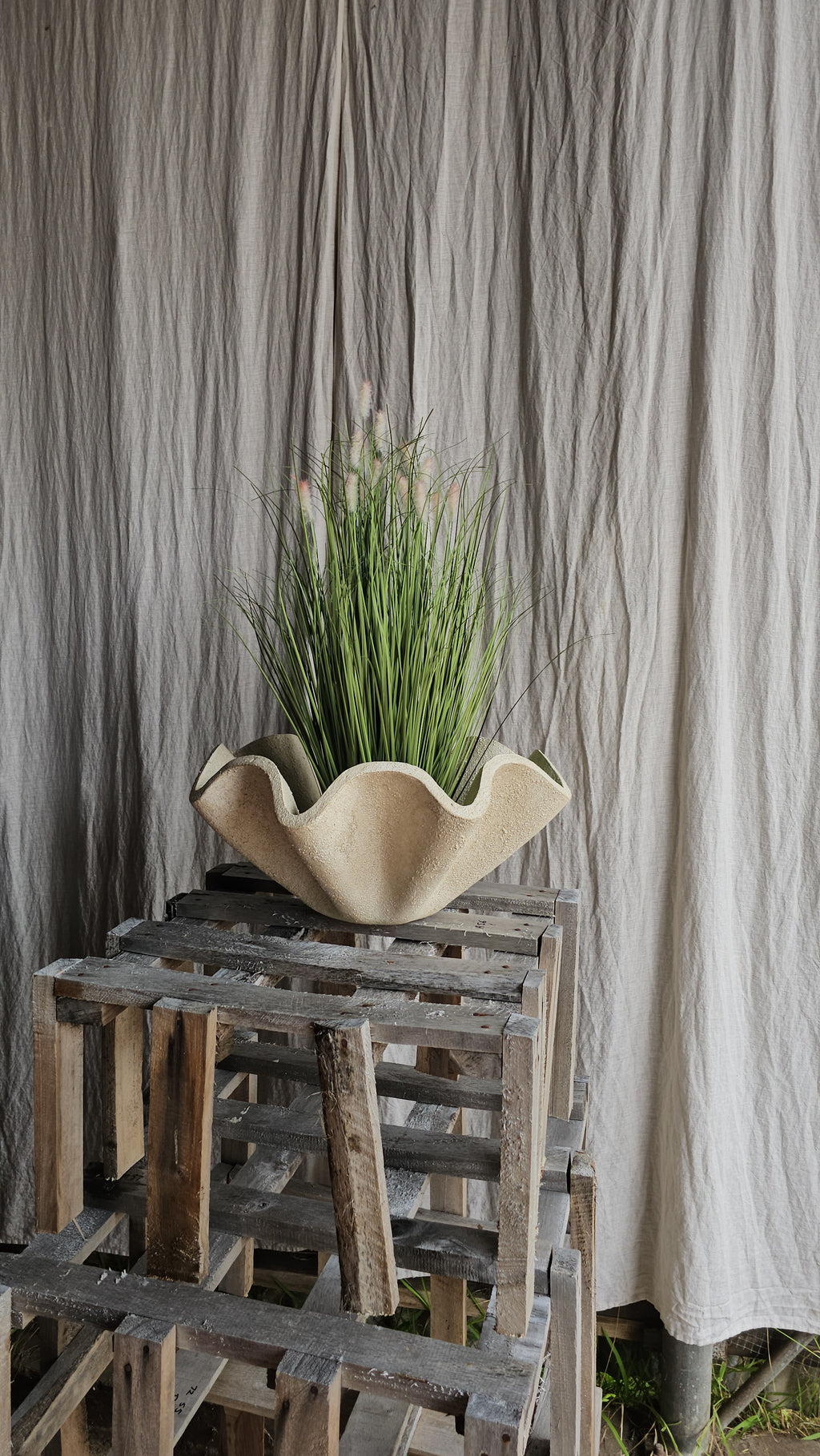 FLUTED POT – Big Daisy