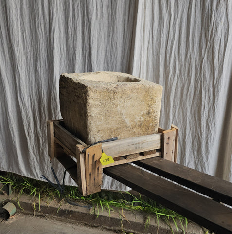 Vintage limestone trough C28