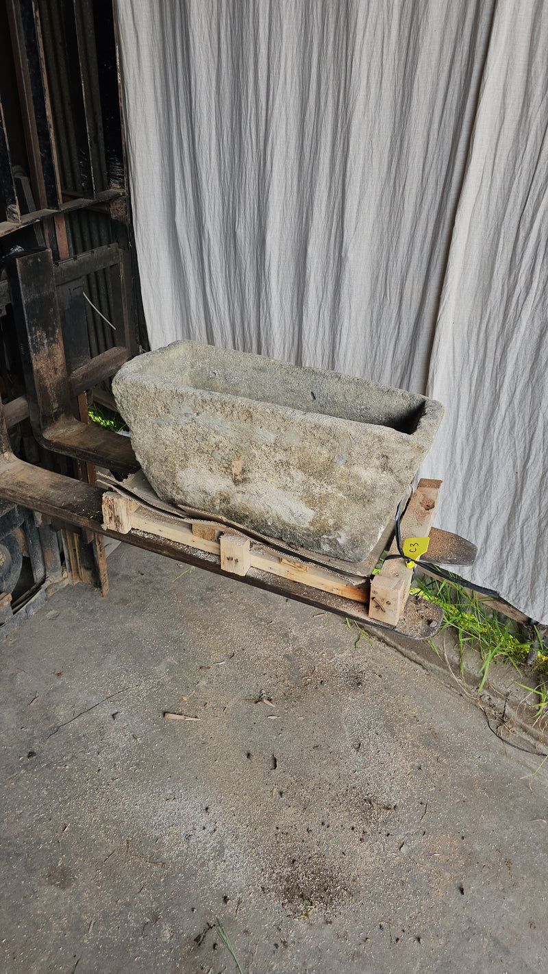 Vintage limestone trough C3