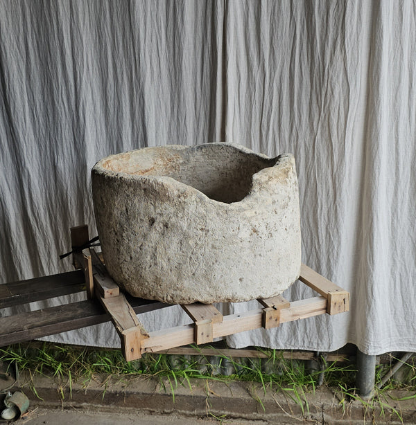 Vintage limestone trough C9