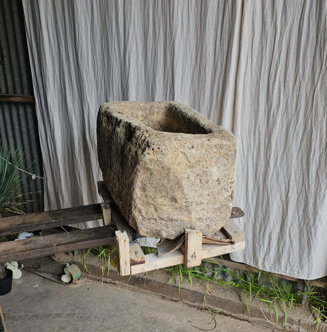 Vintage limestone trough C1