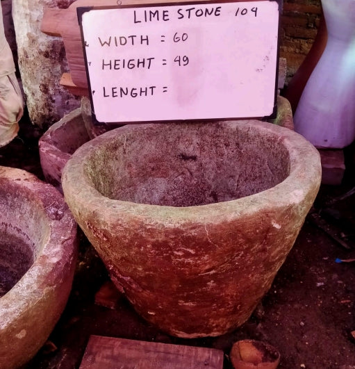 Vintage Limestone Trough J24 60x60x49cm