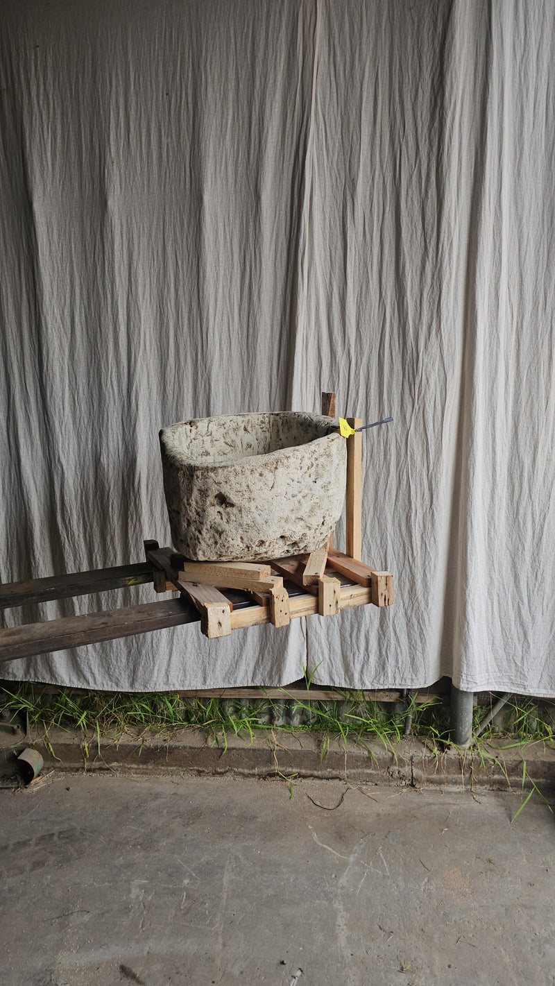 Vintage limestone trough C4