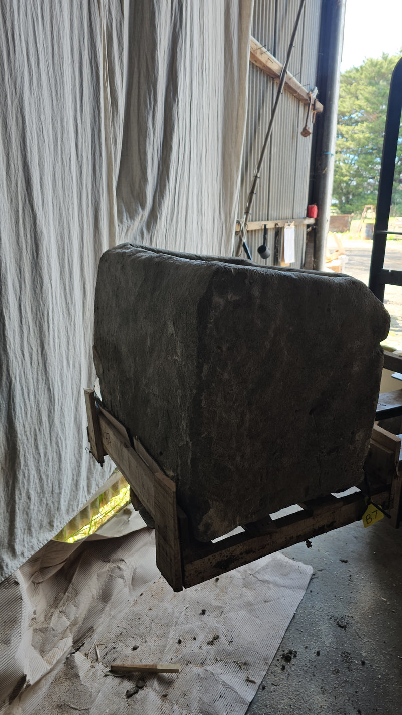 Vintage limestone trough B7