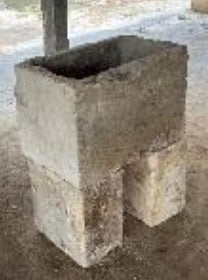 Vintage limestone trough C26