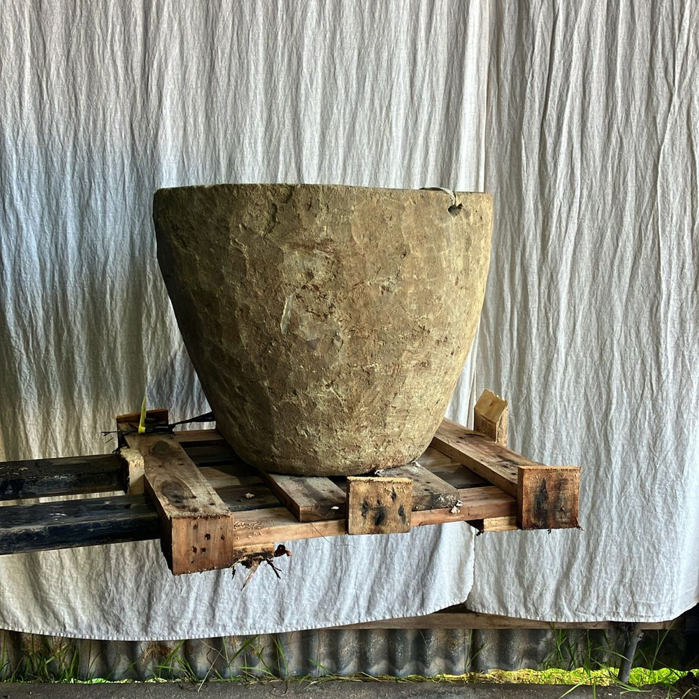 Vintage Limestone Trough F22 57cm diameter x 47H