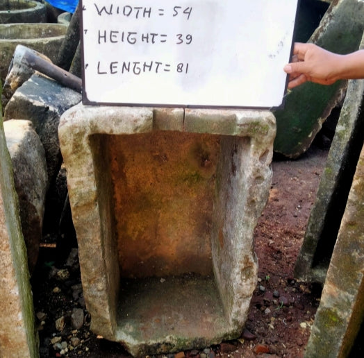 Vintage Limestone Trough J21 81x54x39cm