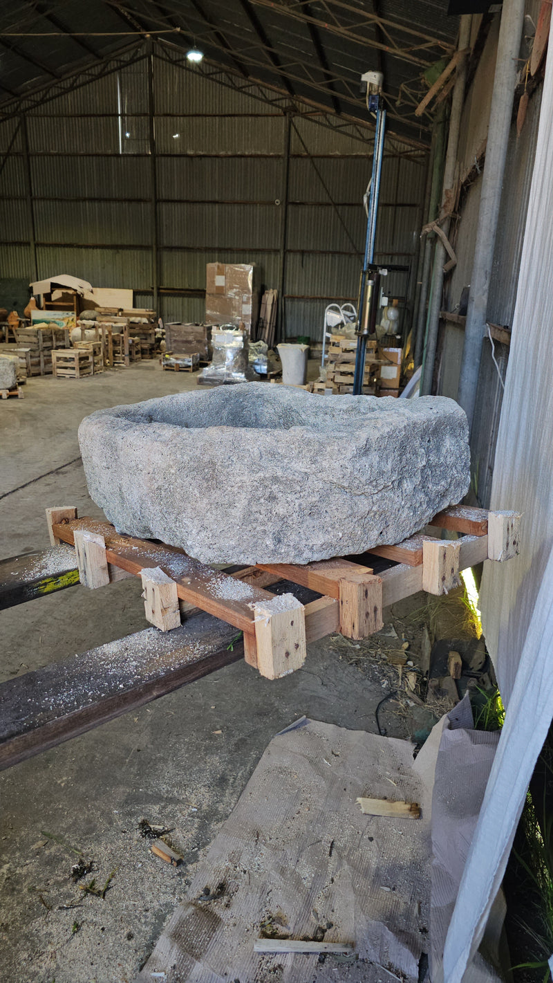 Vintage limestone trough C13