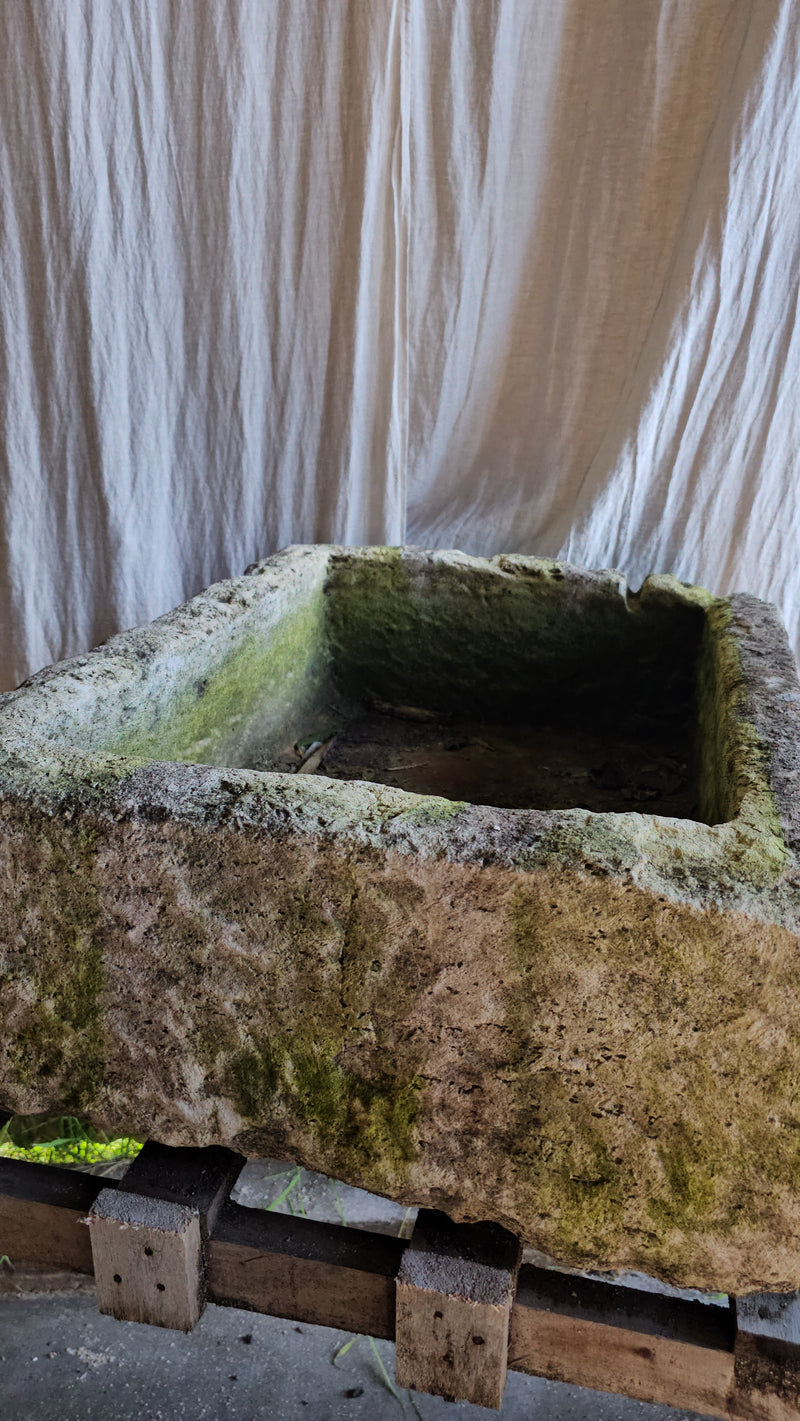 Vintage limestone trough A49